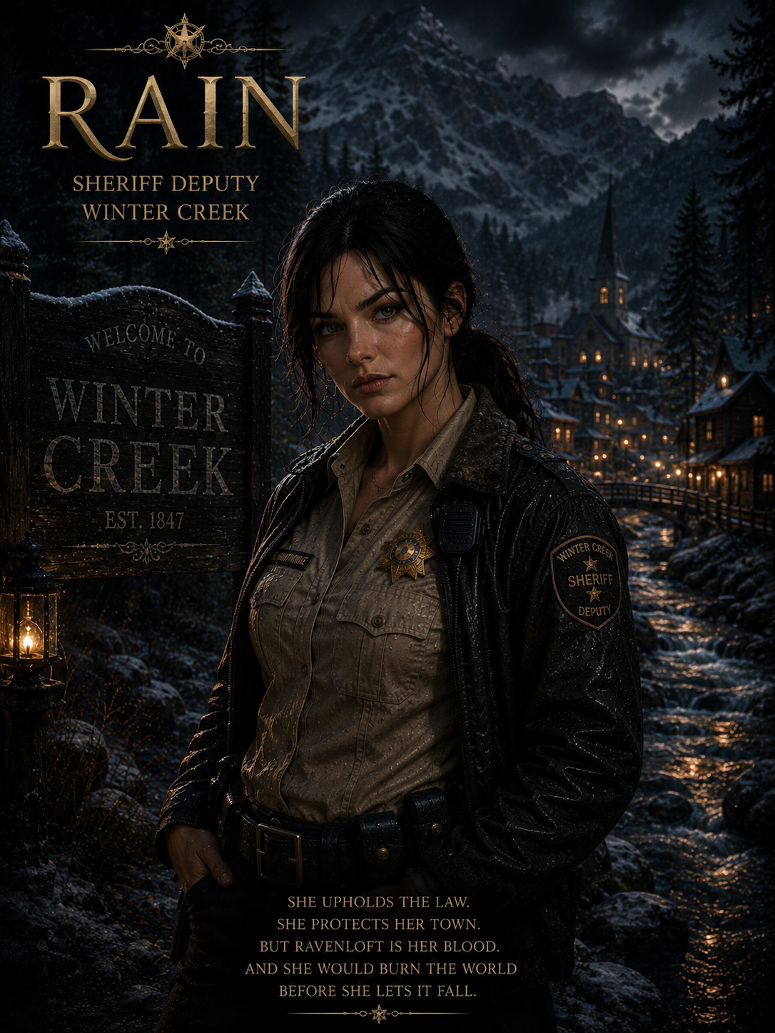 Rain, deputy sheriff and witch